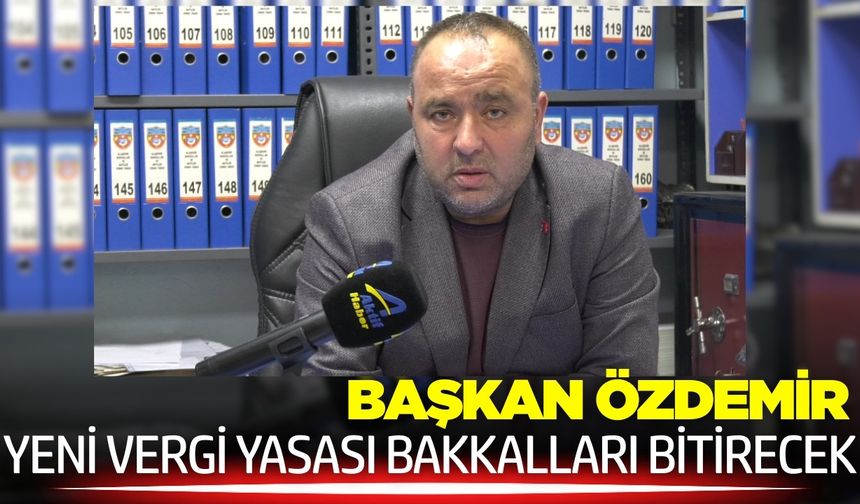 Başkan Özdemir, "Siyasi büyüklerimize söyledik ama bir sonuca varamadık"