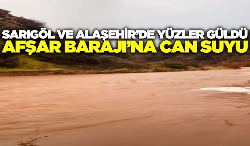 Sağanak yağış Avşar Barajı'na can suyu oldu!