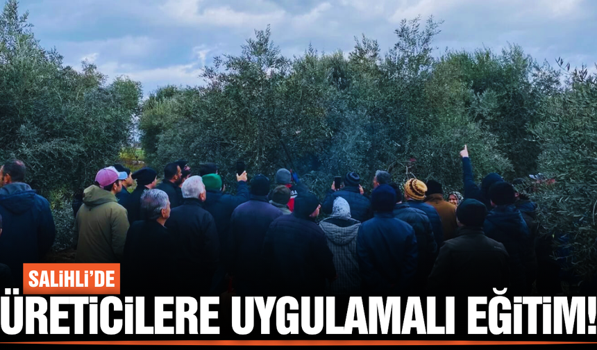 Salihli'de üreticilere 'Budama' eğitimi!