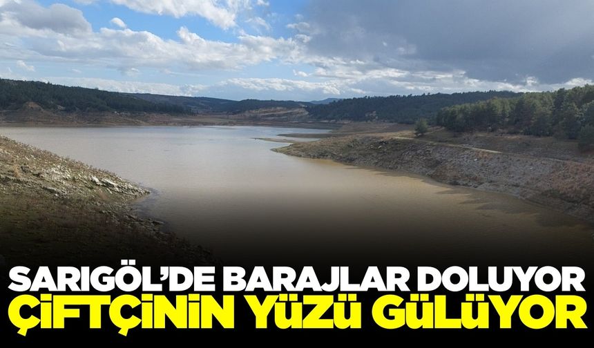 Sarıgöl'de yağışlar üreticilere umut oldu