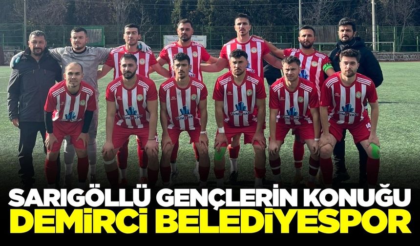 Sarıgöllü gençler ilk devrenin son maçına çıkıyor