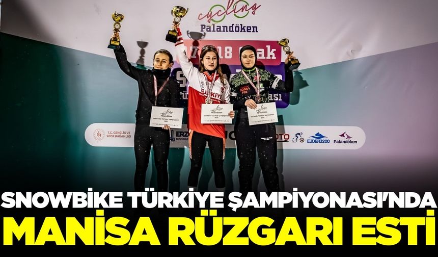 Manisalı bisikletçiler Erzurum’dan madalyalarla döndü