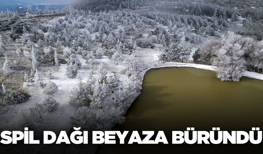Manisa, buzul manzaralarını aratmadı