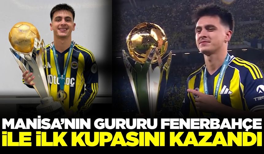 Manisalı genç yıldız ilk kupasını kazandı