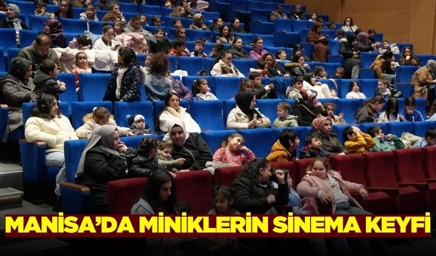 Manisa'da Kaçak Fil isimli animasyon çocuklarla buluştu!