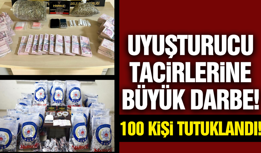 Turgutlu'da 2025 yılında 100 zehir taciri tutuklandı!