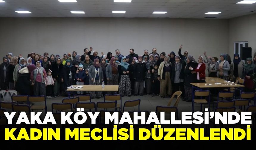 Gördes'te kadın meclisi kuruldu