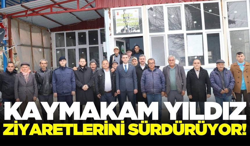 Kaymakam Yıldız, Mollaahmetler Mahallesi sakinleriyle buluştu!