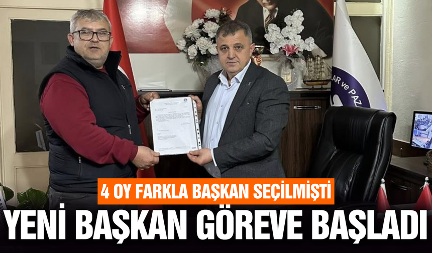 Salihli Manavlar ve Pazarcılar Odasında Osman Göl dönemi başladı