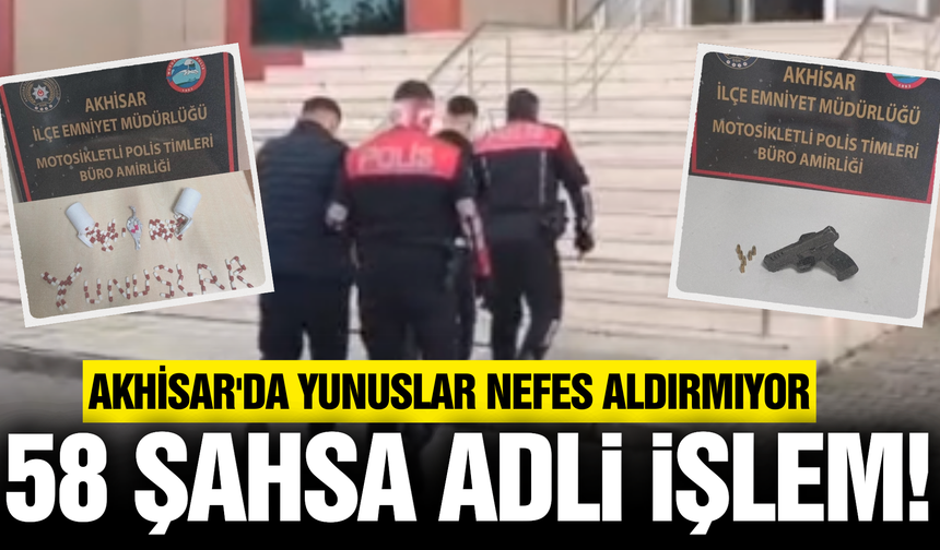 Akhisar’da Yunus Timlerinden Huzur Operasyonu: Ocak Ayı Bilançosu Netleşti