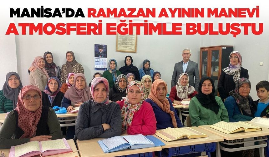 Alaşehir'de Halk Eğitim kursuna büyük ilgi!