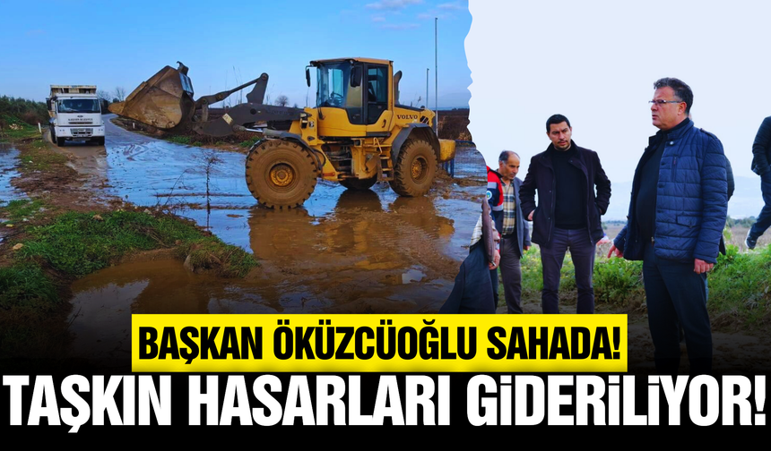 Alaşehir'de selin yaraları sarılıyor!