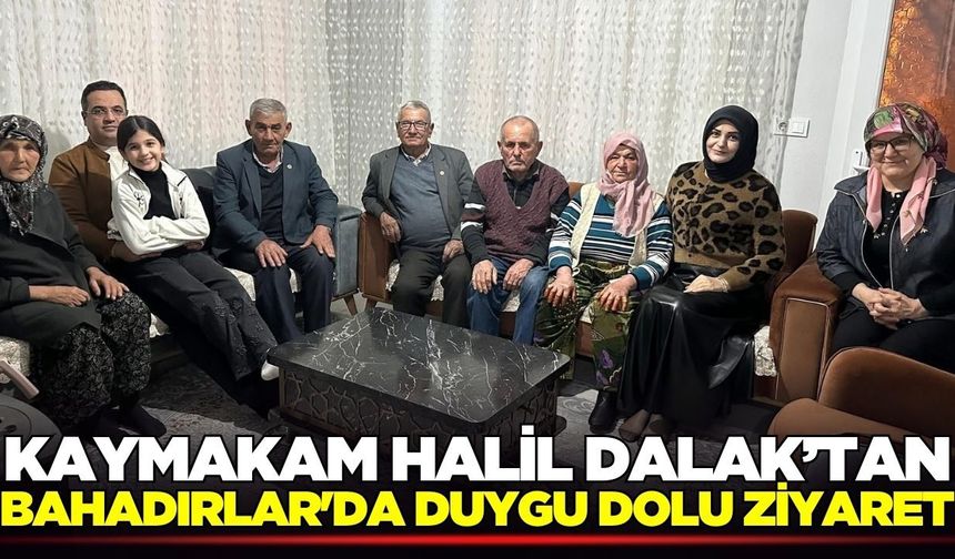 Halil Dalak'tan Kıbrıs Gazilerine ziyaret!