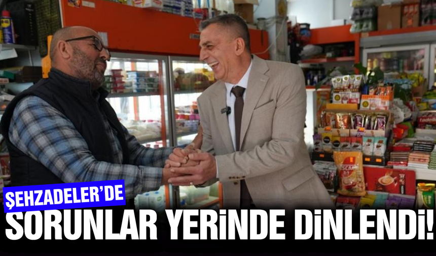Başkan Şimşek, esnafın nabzını tuttu!