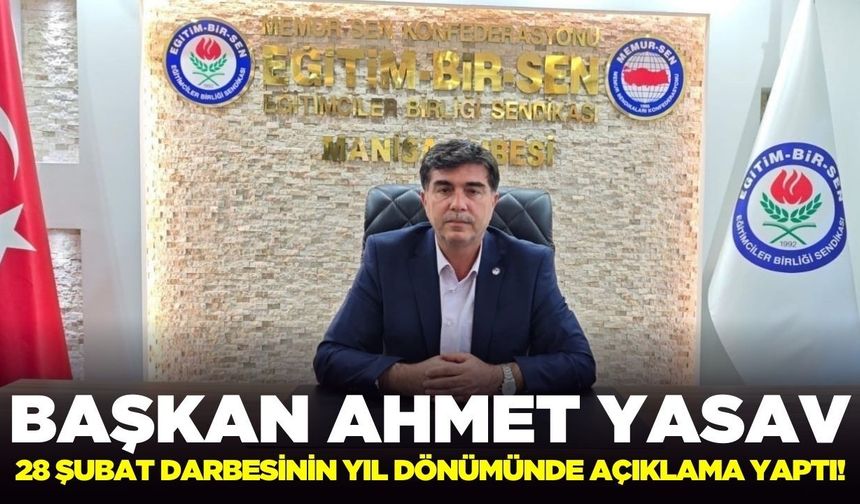 Başkan Yasav, "Unutmadık, unutturmayacağız"