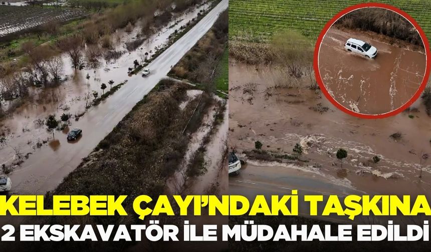 Regülatör yolundaki taşkın kontrol altına alındı