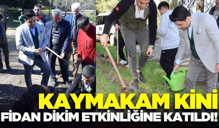 Manisa'da fidanlar toprakla buluştu!