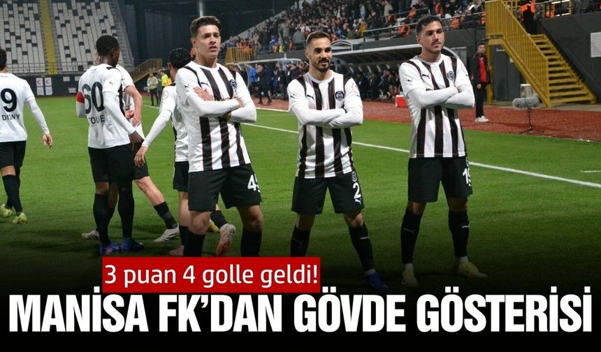 Manisa FK'dan tüm lige gözdağı