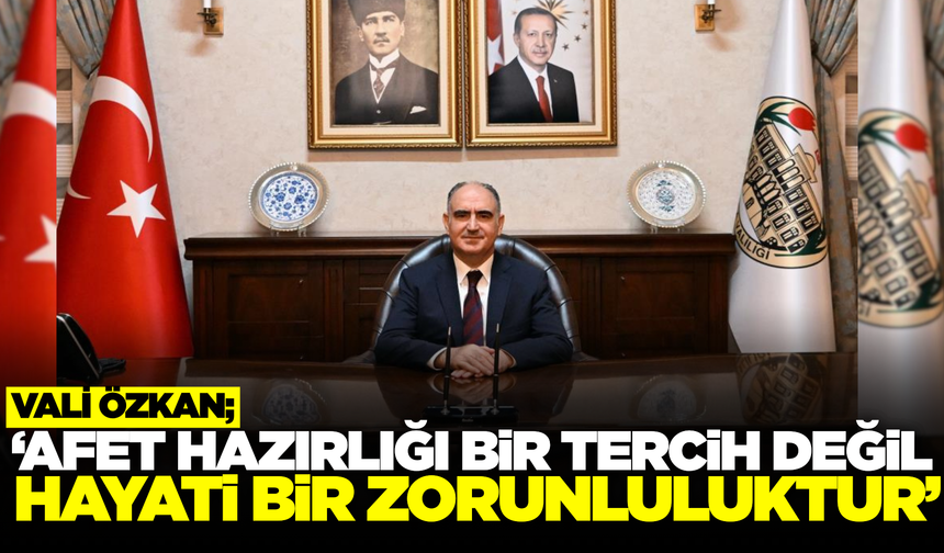 Manisa Valisi Vahdettin Özkan'dan 6 Şubat mesajı!