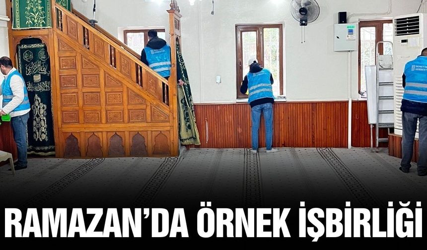 Manisa'da denetimli serbestlik yükümlüleri camiler için seferber oldu