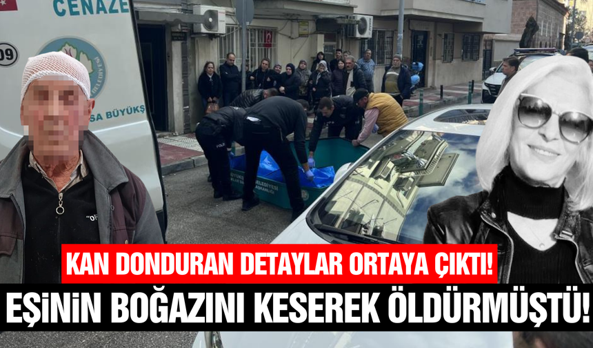 Manisa'da eşinin boğazını kesen cani kocanın ilk ifadesi ortaya çıktı!