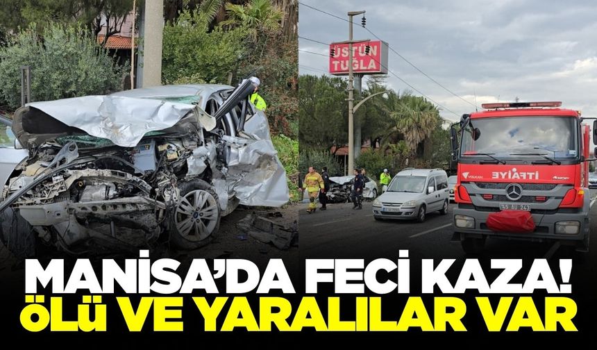 Son Dakika! Manisa'da zincirleme kaza: Ölü ve yaralılar var