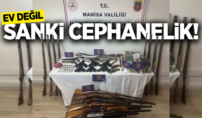 Manisa'da jandarmadan silah ve tarihi eser operasyonu: 1 gözaltı