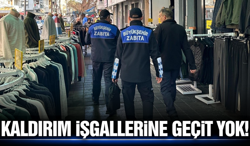 Manisa'da kaldırım denetimleri devam ediyor!