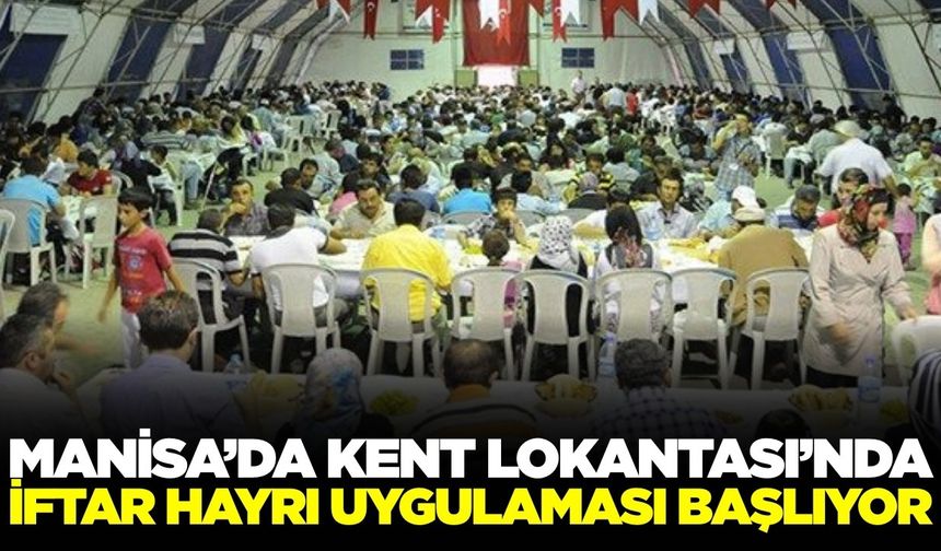 Manisa'da Ramazan Ayında anlamlı dayanışma