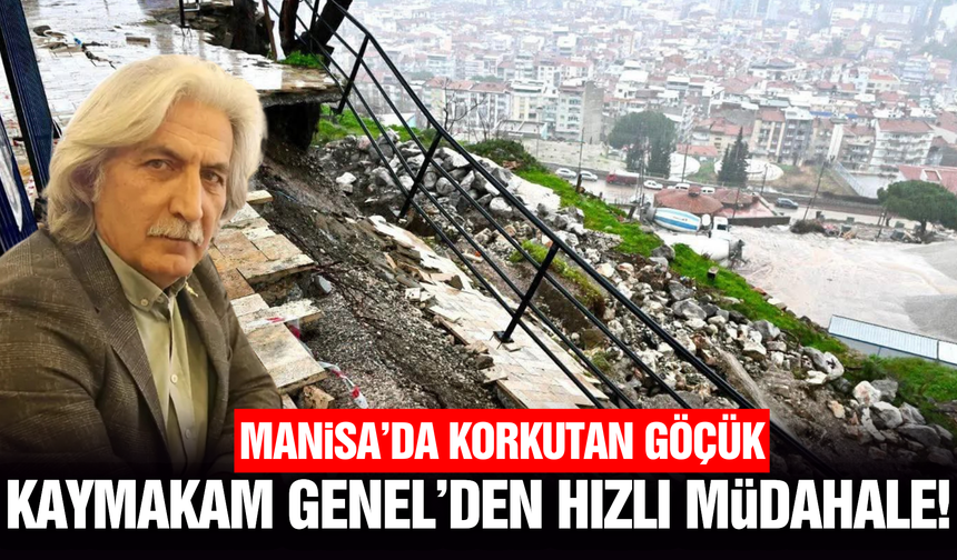Manisa'da Korkutan Göçük: Bir Ev Tahliye Edilerek Mühürlendi