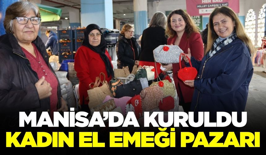 Manisa'da Sevgililer Günü’ne Özel Kadın El Emeği Pazarı