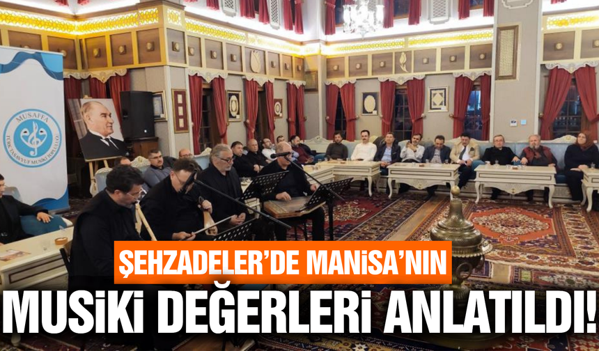 Manisa’da Tasavvuf Musikisi gecesi büyük ilgi gördü!