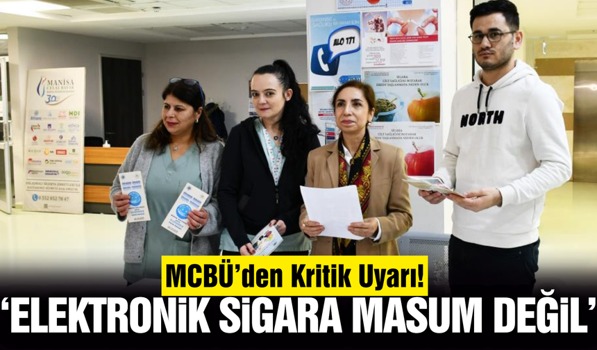 Manisa'da uzmanından elektronik sigara uyarısı
