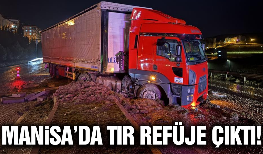 Manisa'da yağışlı hava kazayı beraberinde getirdi