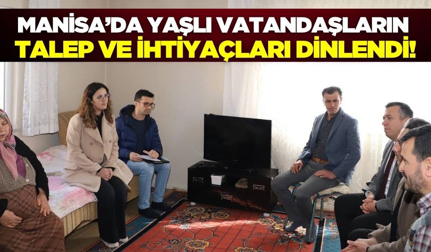 Manisa'da gönül ziyareti: Kaymakam Bayram talepleri dinledi