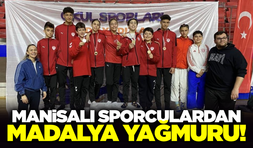Manisalı sporculardan madalya şov!
