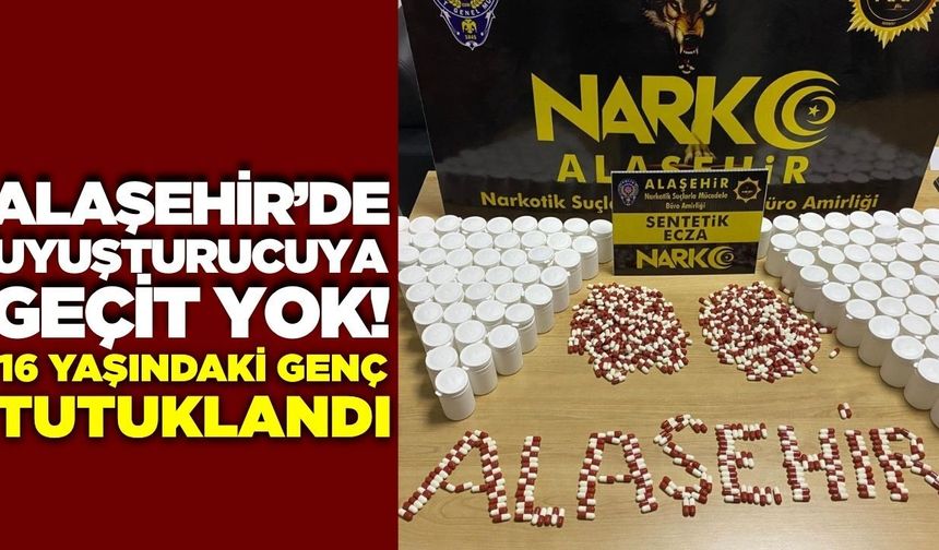 Alaşehir'de durdurulan araçtan uyuşturucu madde çıktı
