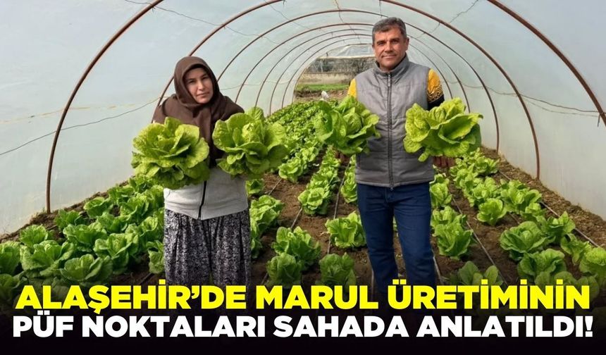 Alaşehir'de örtüaltı seracılık masaya yatırıldı