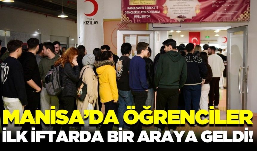 MCBÜ'lü öğrenciler iftarda bir araya geldi