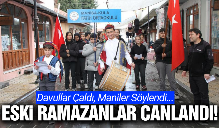 Kula sokaklarında Ramazan ruhu yeniden canlandı!