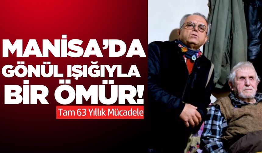 Salihli'nin kahraman çobanı: Tam 63 senedir karanlığa meydan okuyor!