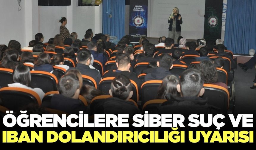 Salihli'de öğrencilere kritik bilgilendirme