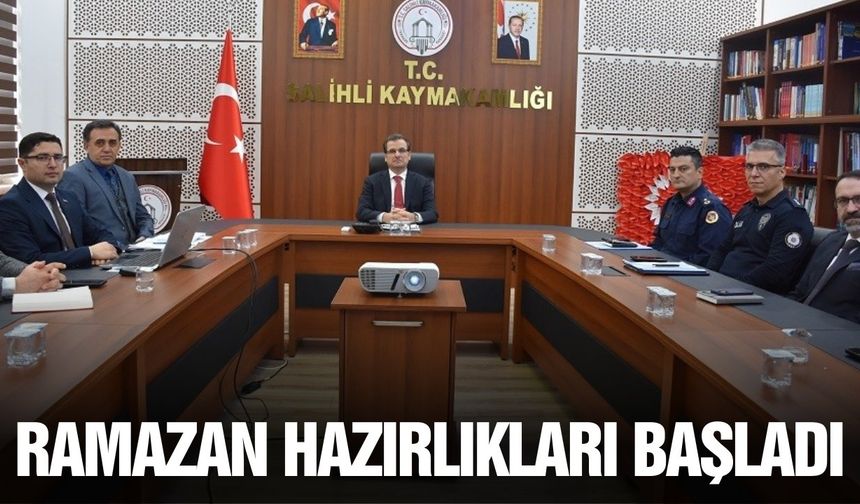 Salihli’de Ramazan Ayı hazırlıkları masaya yatırıldı