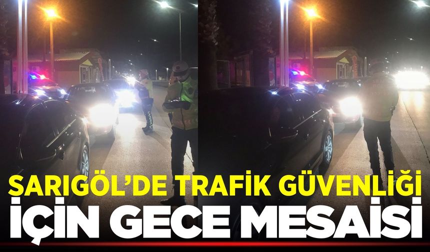 Sarıgöl'de denetimler devam ediyor!