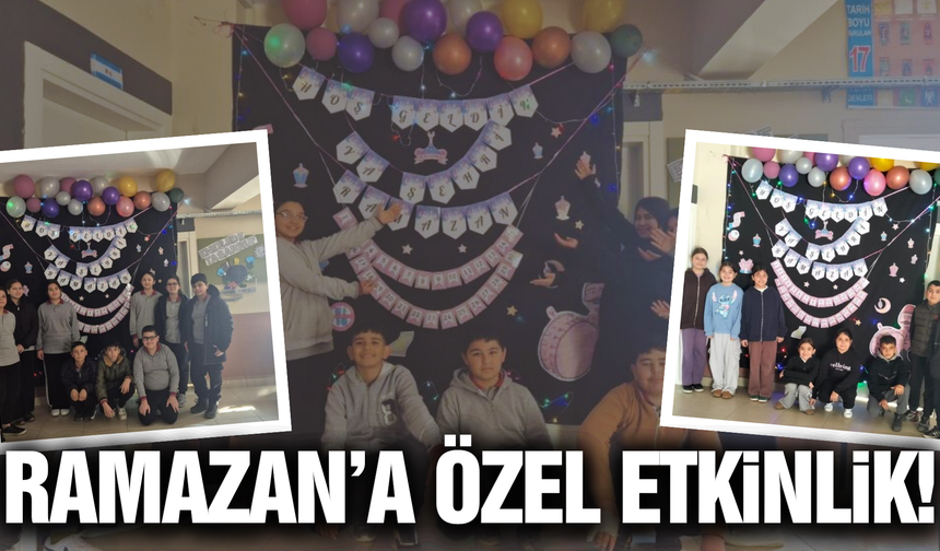 Sarıgöl’de okullarda ilk Ramazan etkinliği düzenlendi