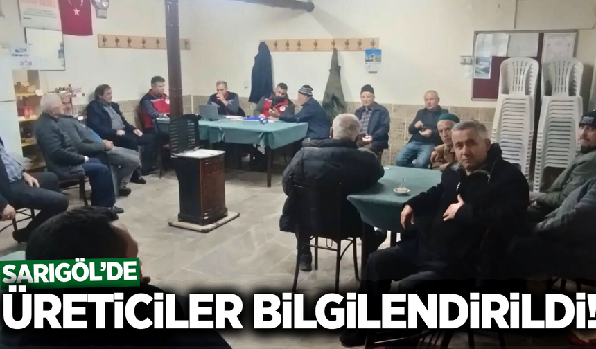 Sarıgöl’de tarımda dijital dönüşüm eğitimi başladı