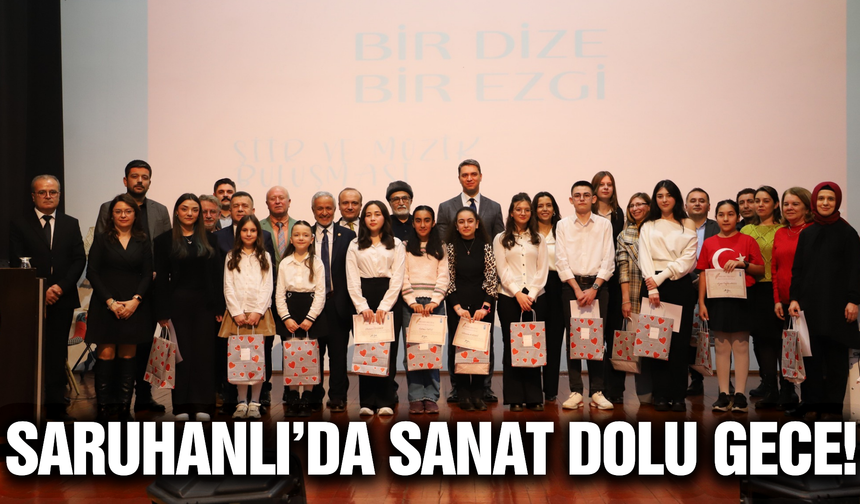 Saruhanlı’da "Bir Dize Bir Ezgi" büyük ilgi gördü