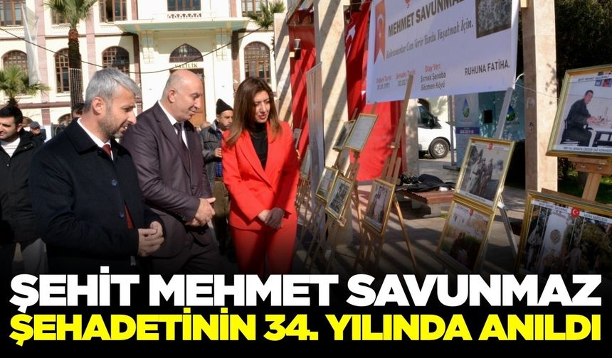 Şehit Mehmet Savunmaz Manisa’da dualarla anıldı