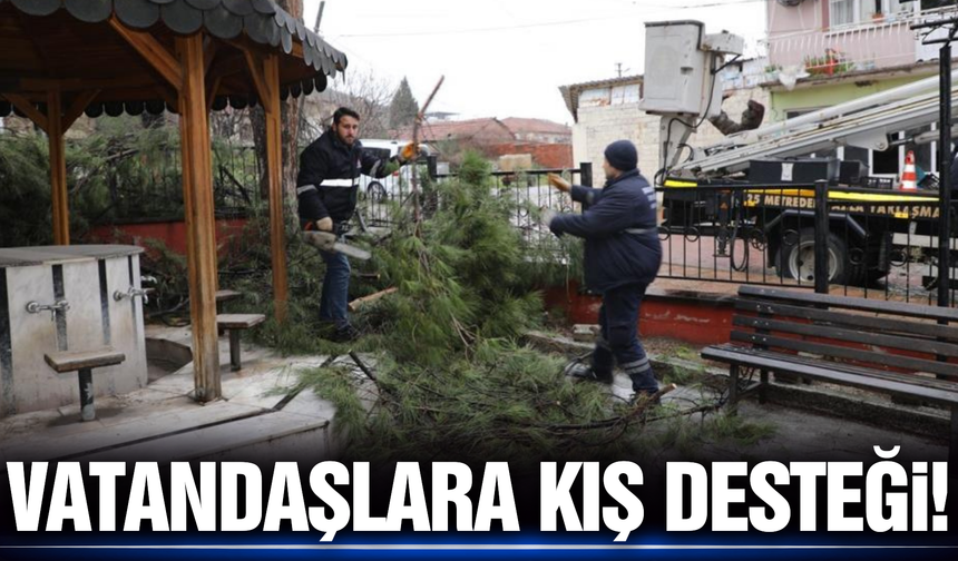 Şehzadeler Belediyesi’nden kış gününde ısıtan destek!