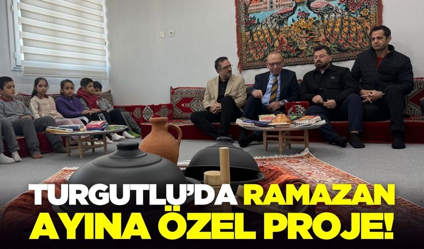 Manisa'da Ramazan ayına özel "Şark Köşesi" oluşturuldu